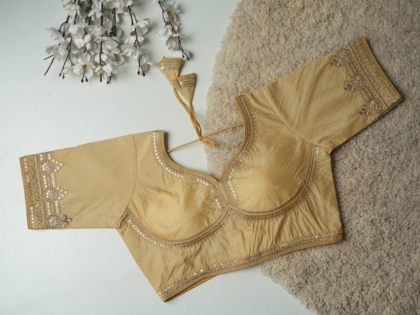 KIMI — Soft Silk Readymade blouse