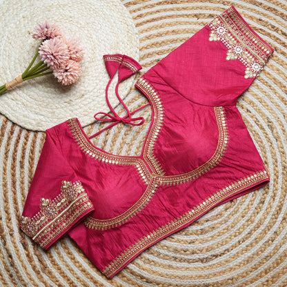 KIMI — Soft Silk Readymade blouse