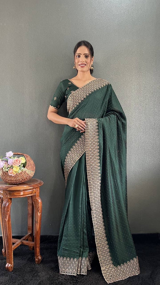MEHAA— Readymade Georgette Saree