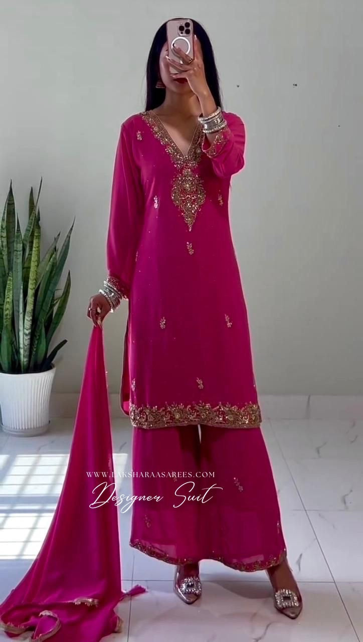 PREETI — Georgette Pakistani Salwar Suit - Laksharaa Sarees