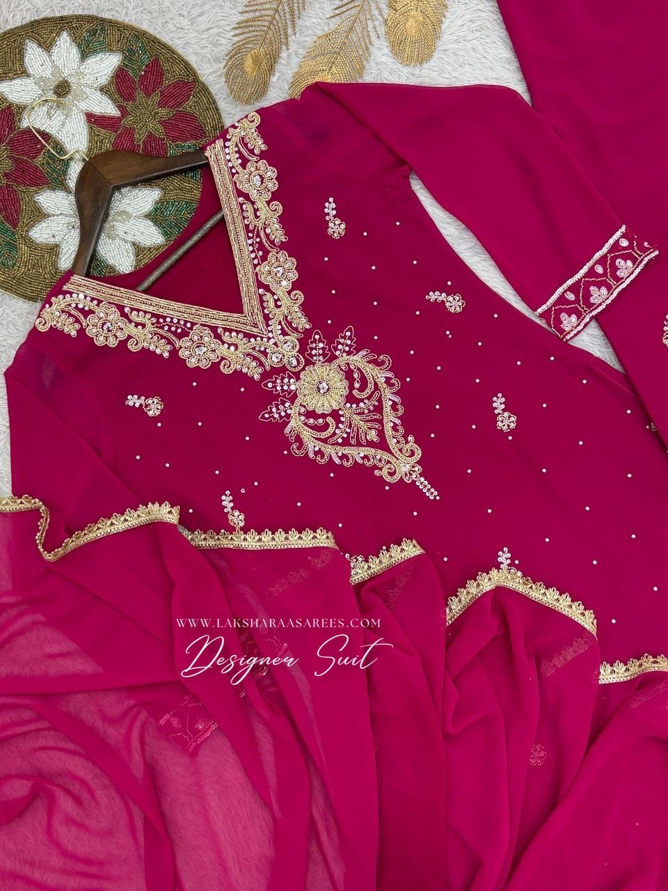 PREETI — Georgette Pakistani Salwar Suit - Laksharaa Sarees