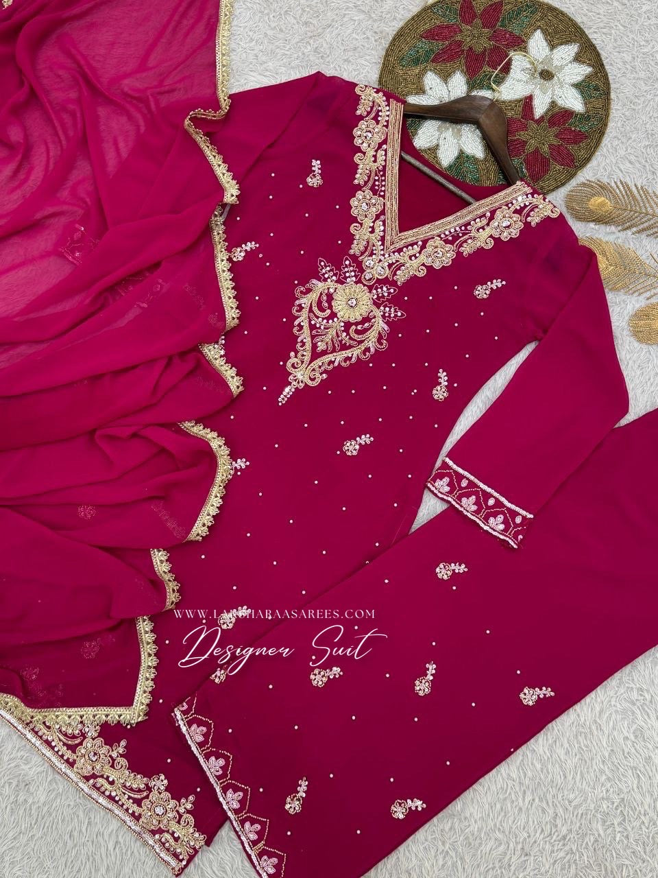PREETI — Georgette Pakistani Salwar Suit - Laksharaa Sarees