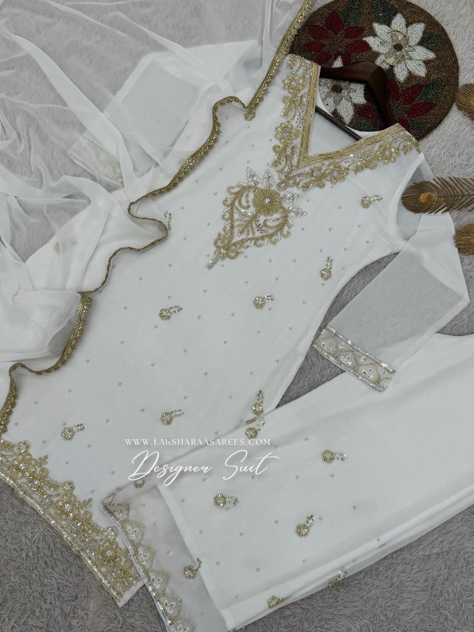 PREETI — Georgette Pakistani Salwar Suit - Laksharaa Sarees