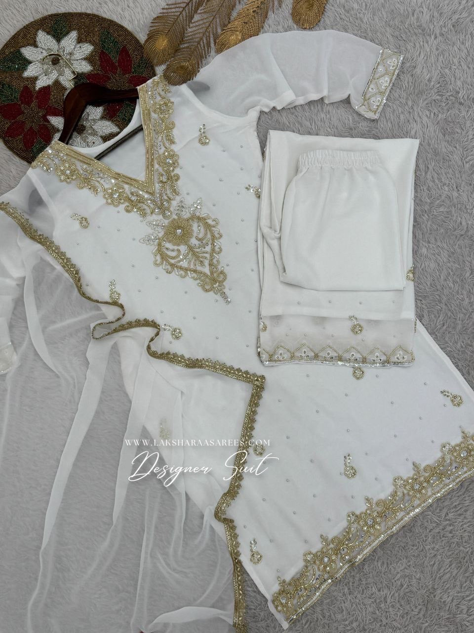 PREETI — Georgette Pakistani Salwar Suit - Laksharaa Sarees