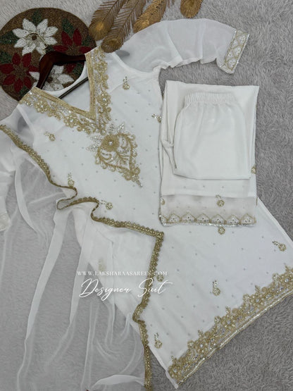 PREETI — Georgette Pakistani Salwar Suit - Laksharaa Sarees