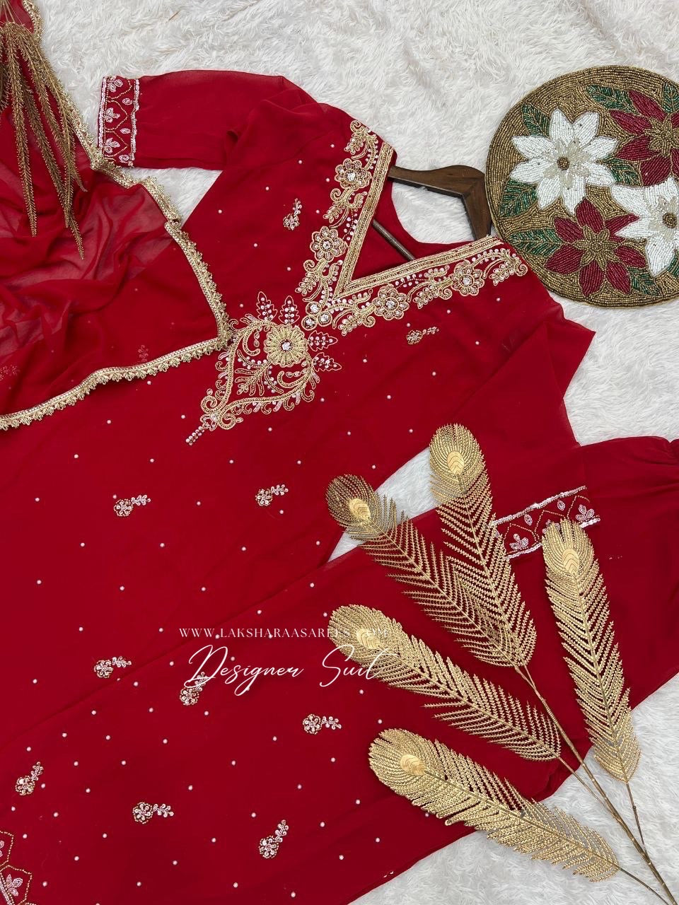 PREETI — Georgette Pakistani Salwar Suit - Laksharaa Sarees