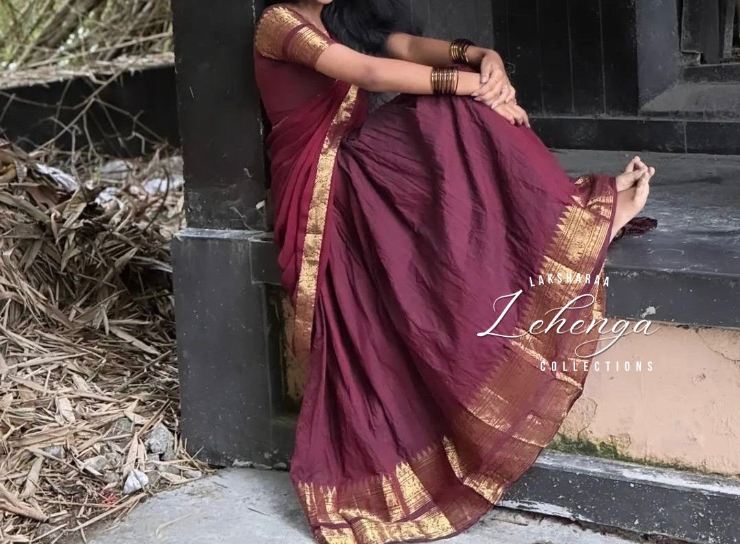 VAISHALI - Kanchi Cotton Half Sarees Lehenga