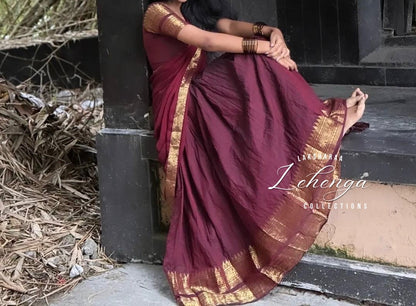 VAISHALI - Kanchi Cotton Half Sarees Lehenga