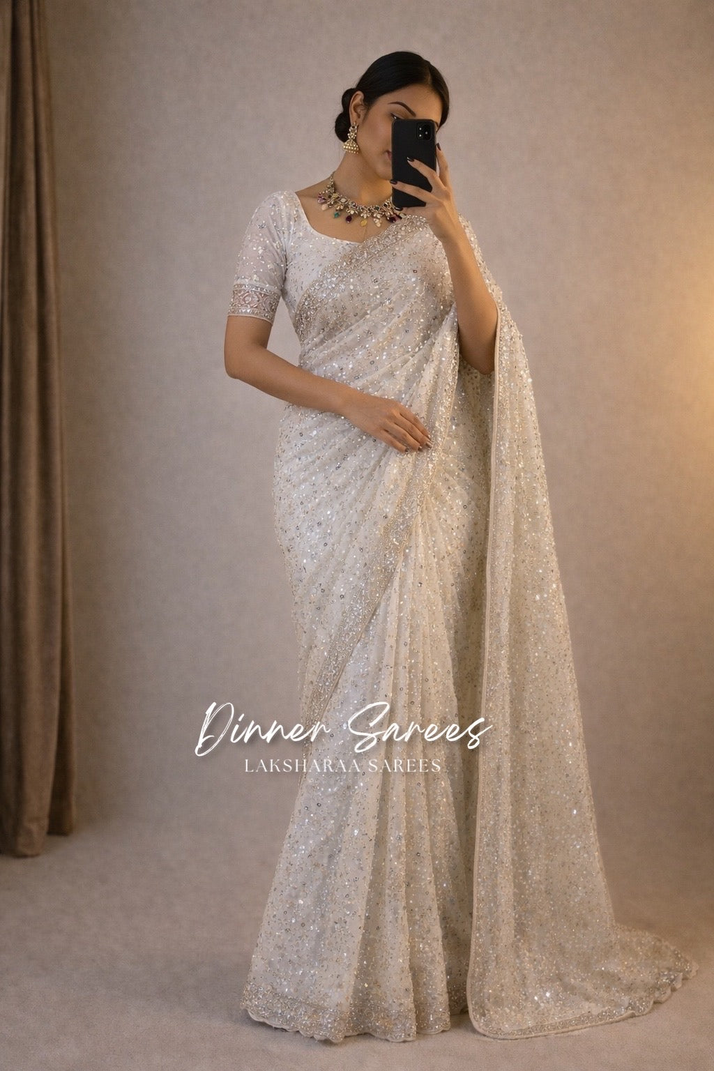 THARA — Designer Partywear Net Saree