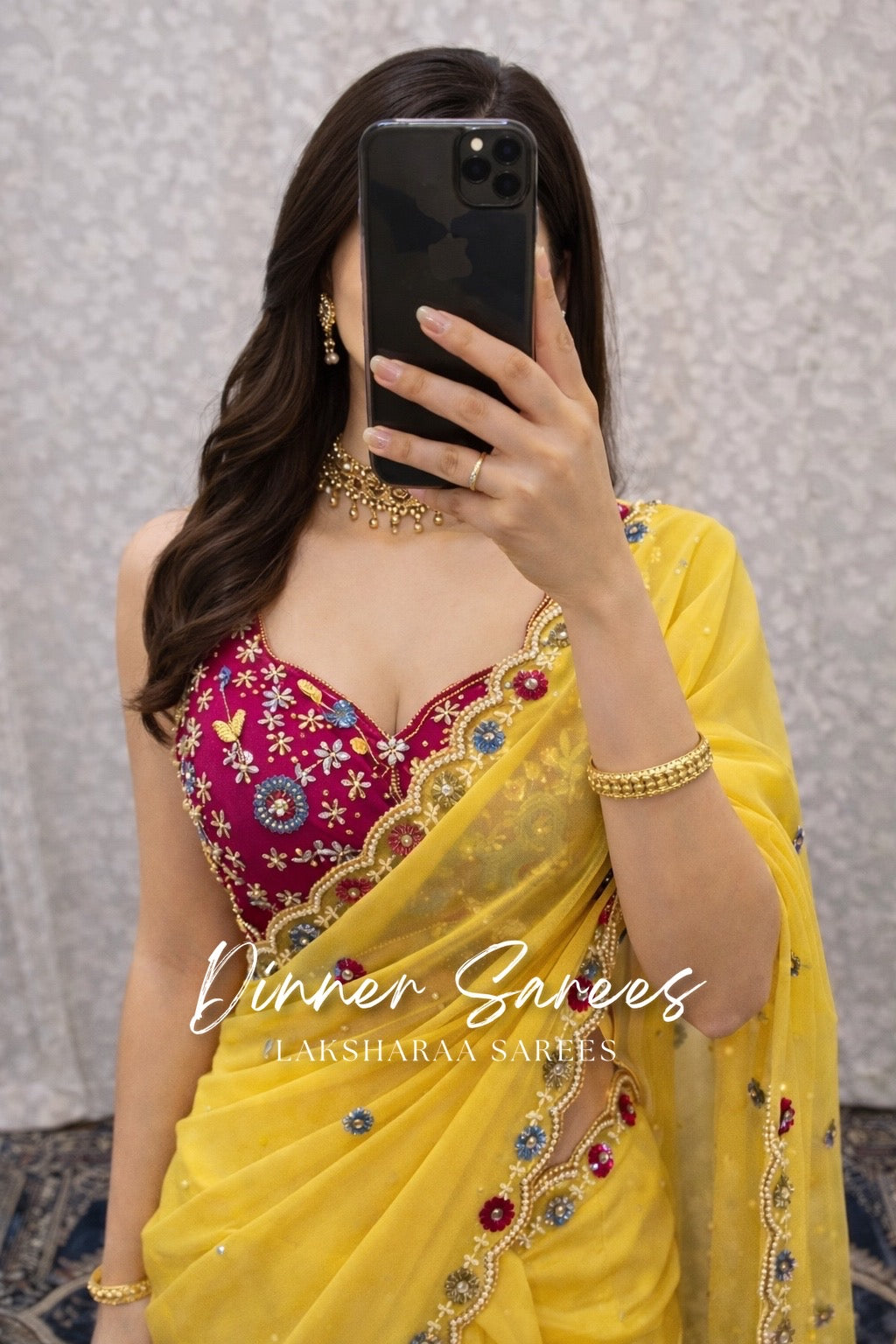 ARISHA — Haldi Special Georgette Partywear Saree