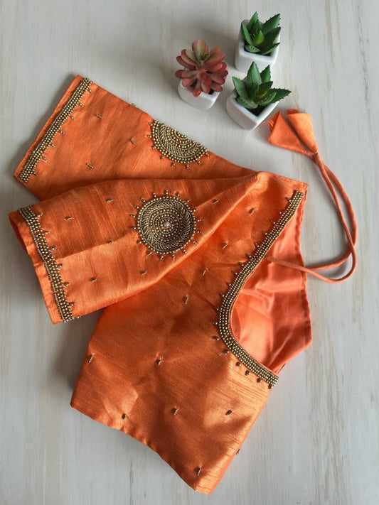 MADUREE — Readymade Silk Saree Blouse
