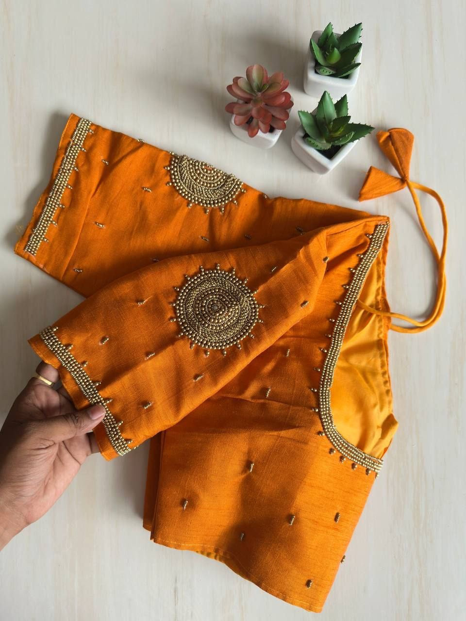 MADUREE — Readymade Silk Saree Blouse