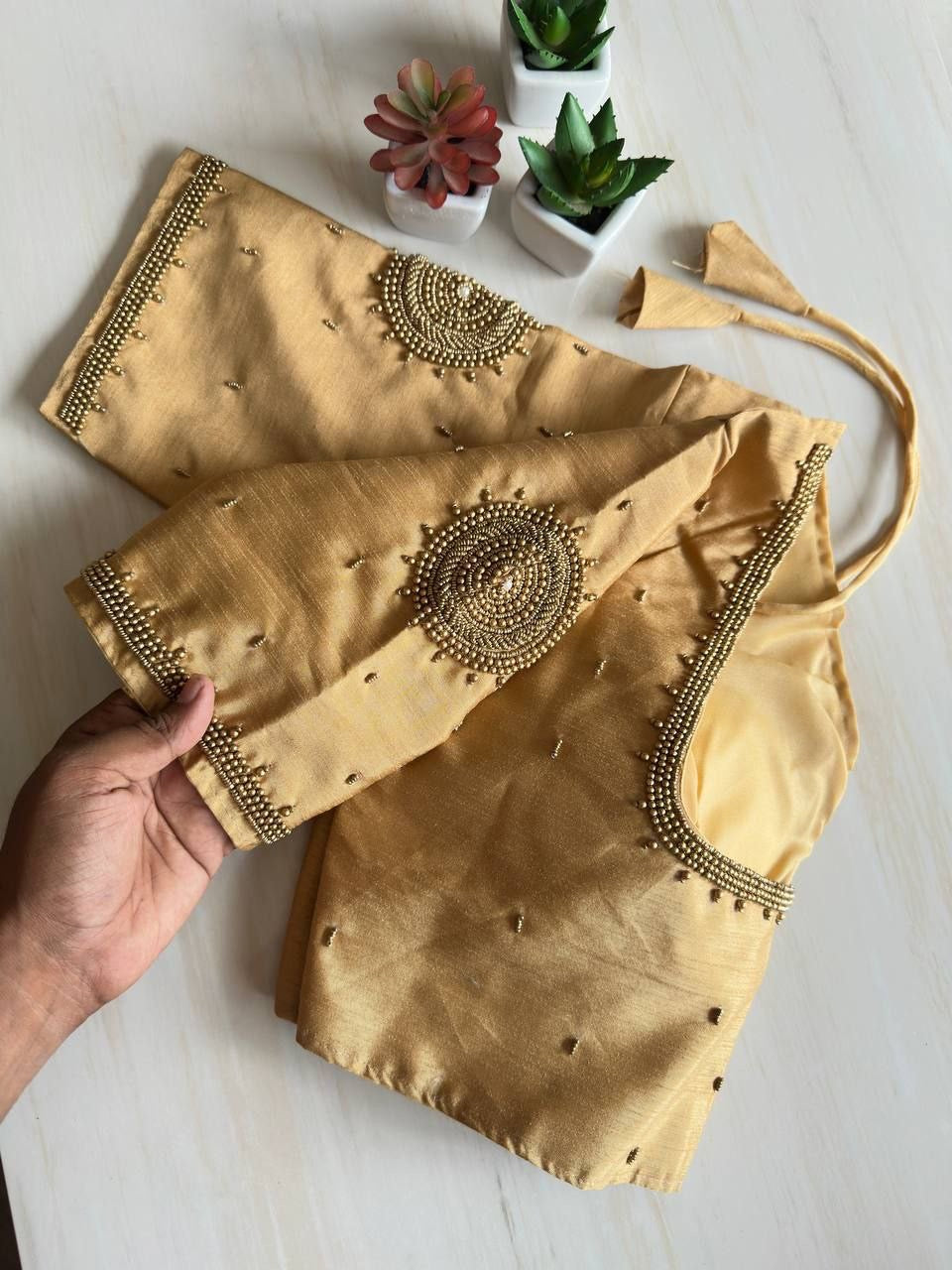 MADUREE — Readymade Silk Saree Blouse