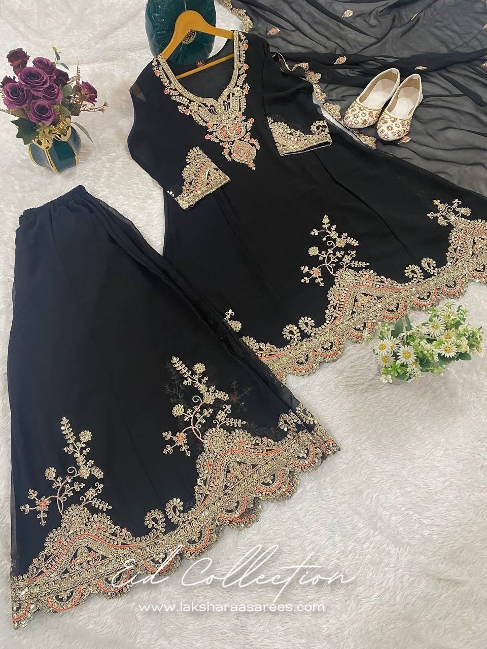 PYARI — Eid Special Pallazo Suit - Laksharaa Sarees