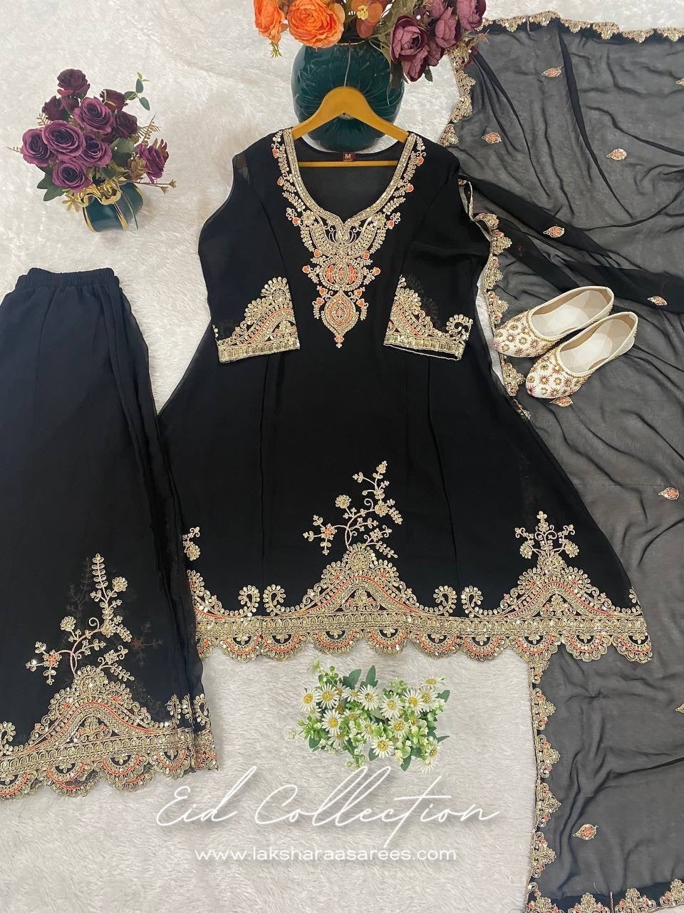 PYARI — Eid Special Pallazo Suit - Laksharaa Sarees
