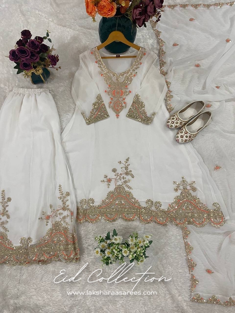 PYARI — Eid Special Pallazo Suit - Laksharaa Sarees