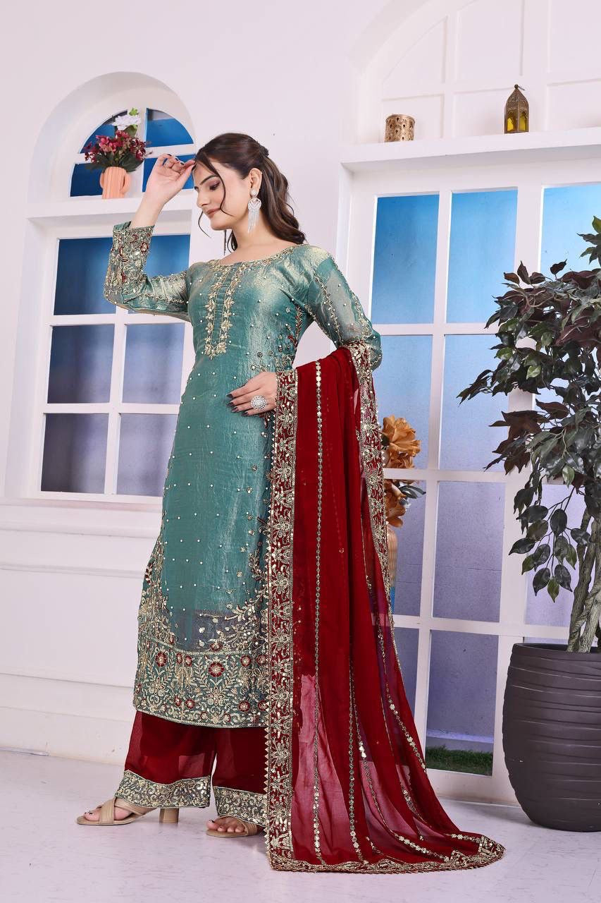 SAYURI — Shimmery Pakistani Suit
