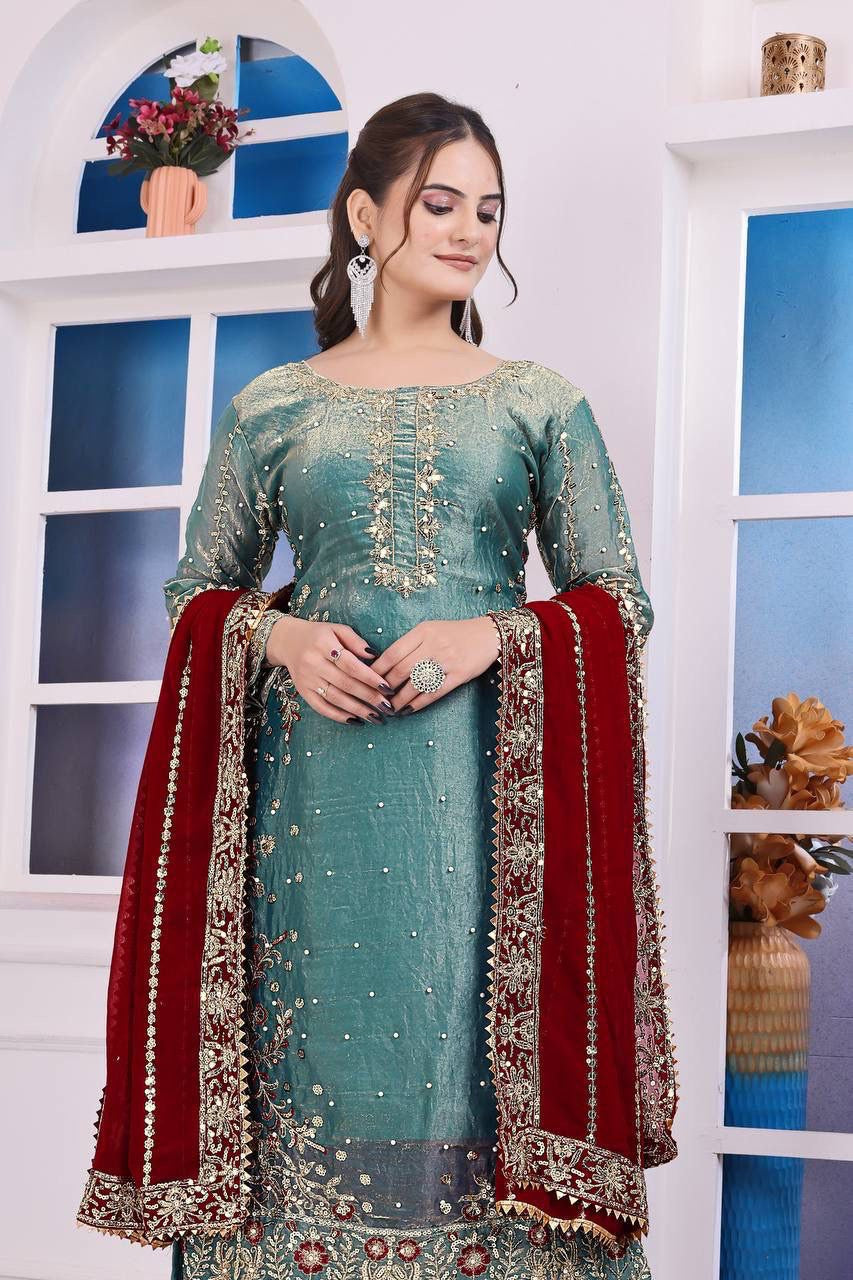 SAYURI — Shimmery Pakistani Suit
