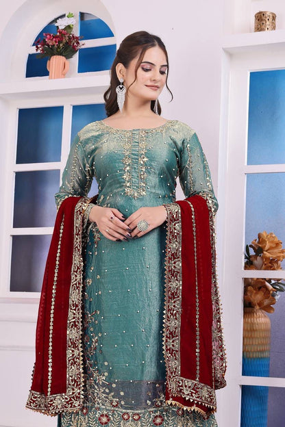 SAYURI — Shimmery Pakistani Suit