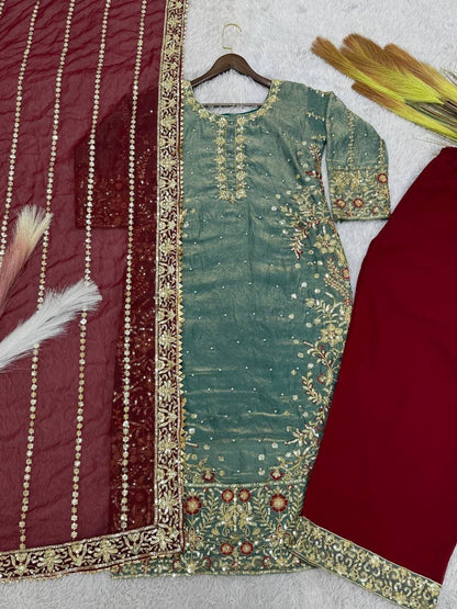 SAYURI — Shimmery Pakistani Suit