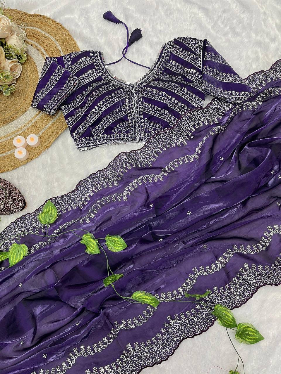SONAM 3.0 — Shimmer Saree x Readymade Blouse