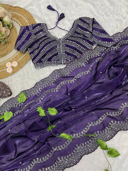 SONAM 3.0 — Shimmer Saree x Readymade Blouse