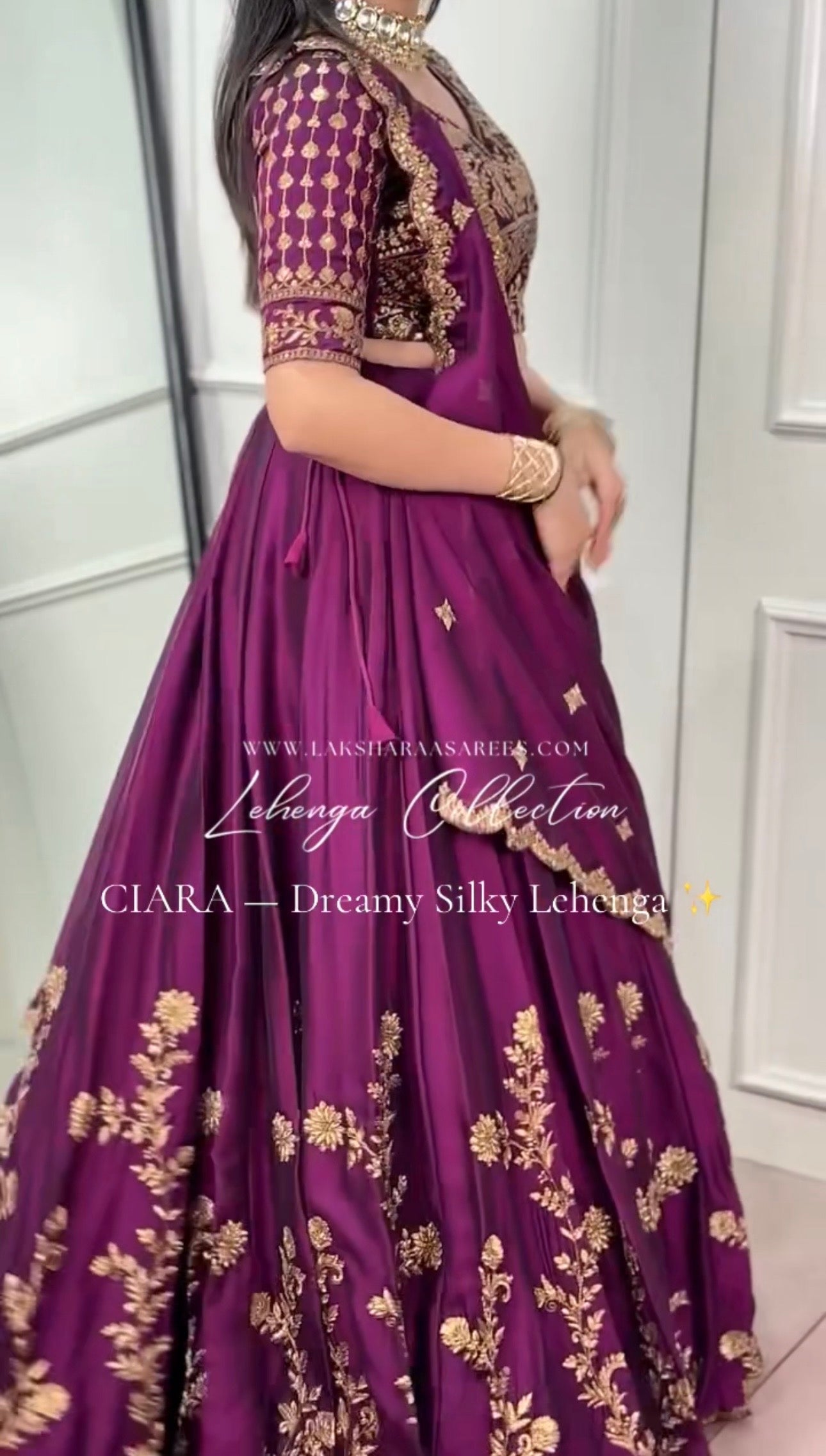 CIARA —  Pretty Rangoli Silk Lehenga