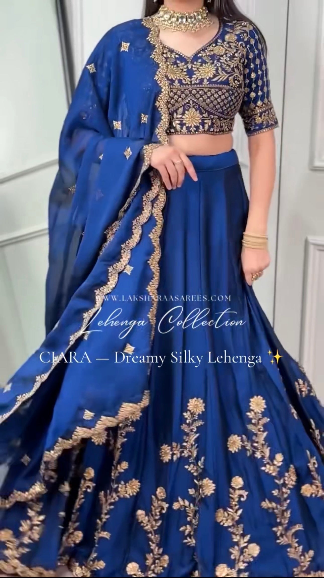CIARA —  Pretty Rangoli Silk Lehenga