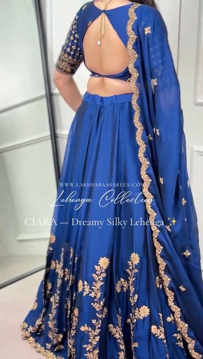 CIARA —  Pretty Rangoli Silk Lehenga
