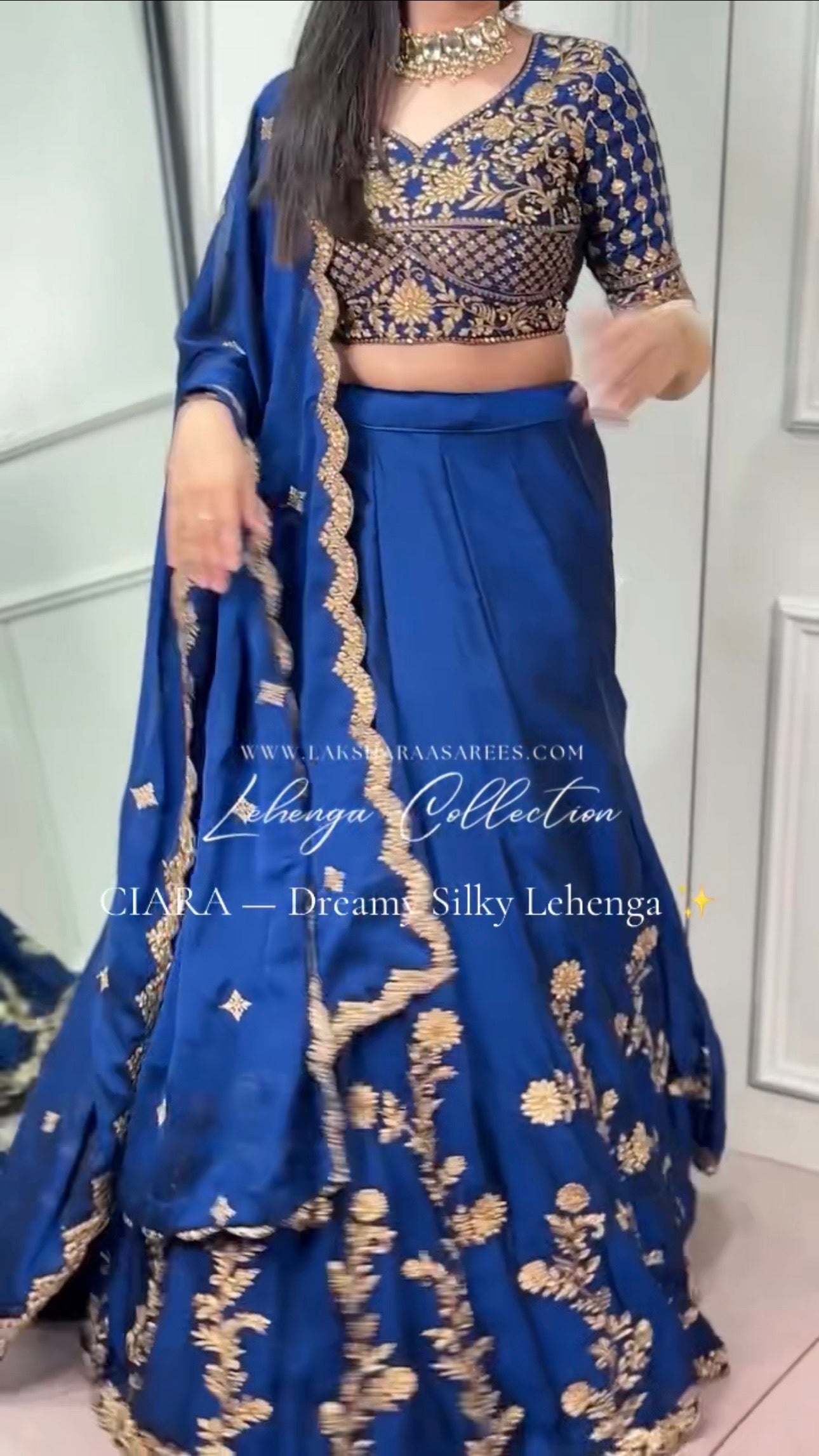 CIARA —  Pretty Rangoli Silk Lehenga