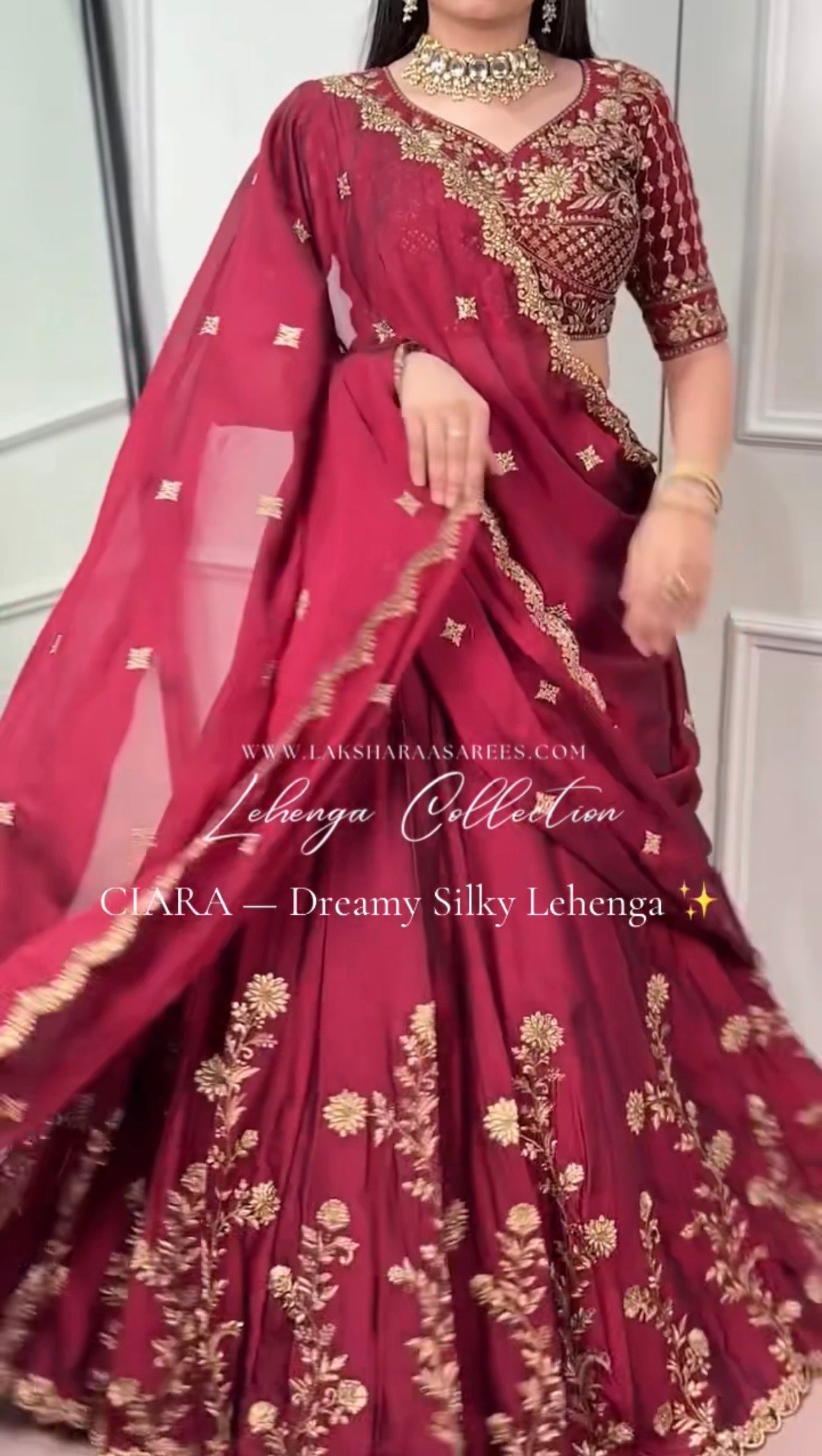 CIARA —  Pretty Rangoli Silk Lehenga