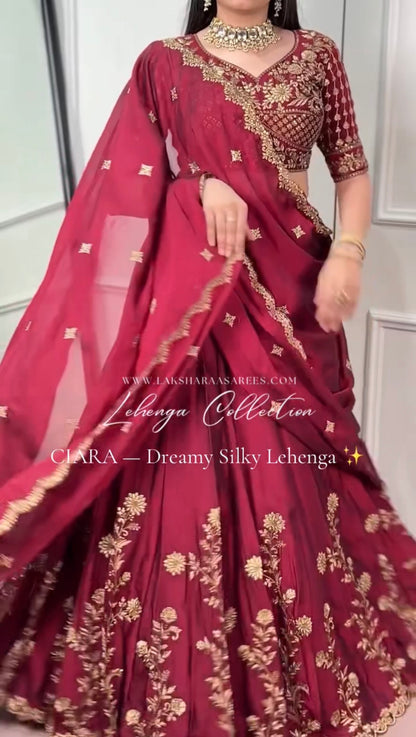 CIARA —  Pretty Rangoli Silk Lehenga