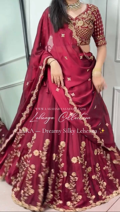 CIARA —  Pretty Rangoli Silk Lehenga