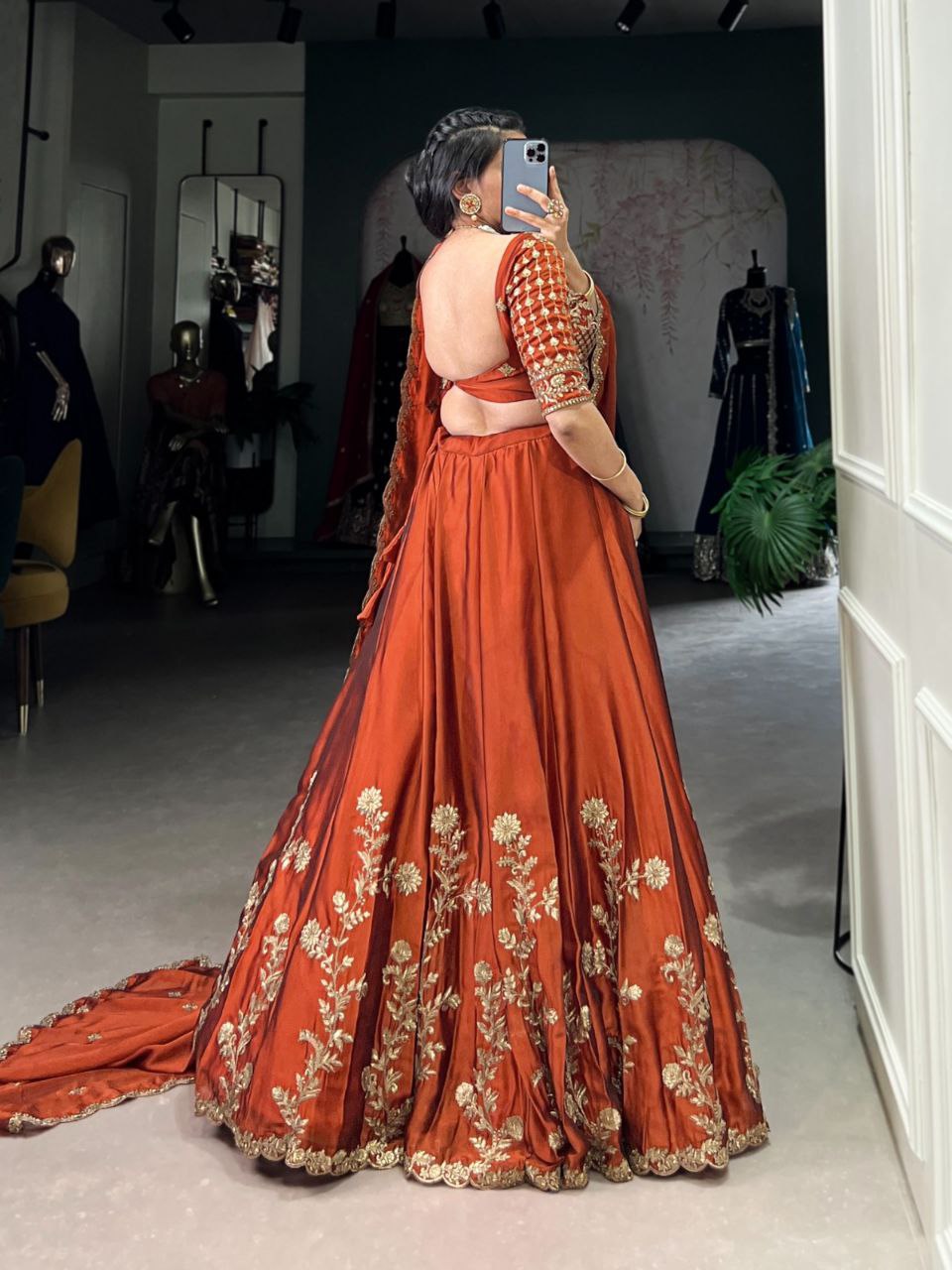 CIARA —  Pretty Rangoli Silk Lehenga