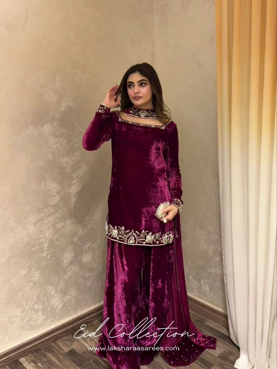 NOREEN — Pakistani Velvet Designer Suit