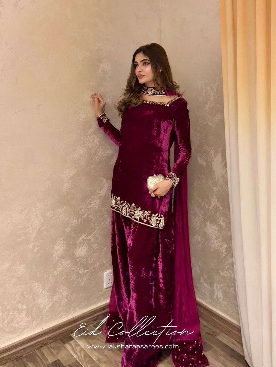 NOREEN — Pakistani Velvet Designer Suit