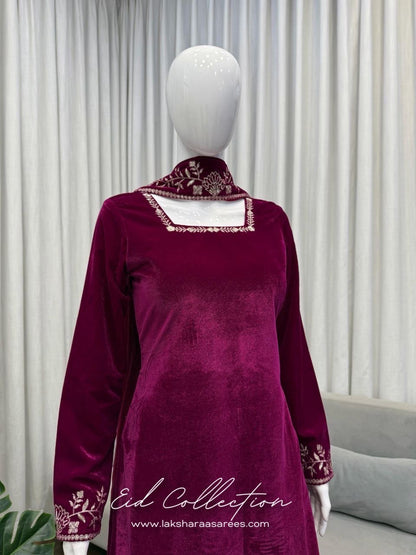 NOREEN — Pakistani Velvet Designer Suit