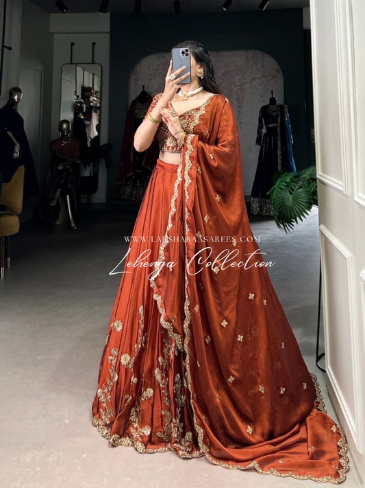 CIARA —  Pretty Rangoli Silk Lehenga