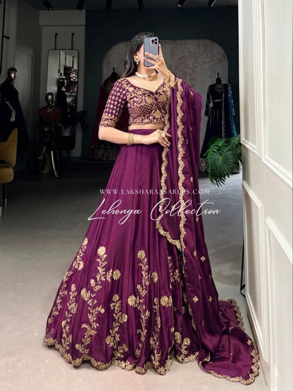 CIARA —  Pretty Rangoli Silk Lehenga