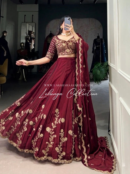 CIARA —  Pretty Rangoli Silk Lehenga