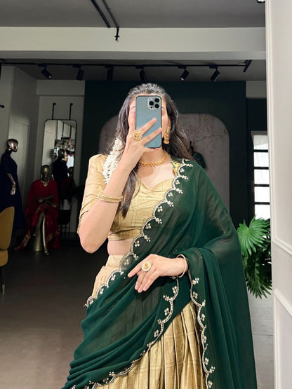 SRISHAA — Poly Cotton Half Saree Lehenga