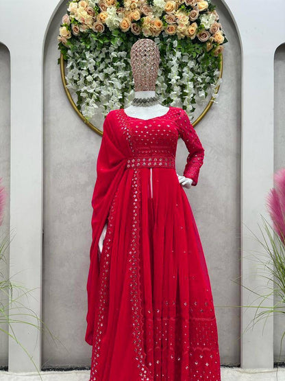 SAYA - Anarkali V Cut Split x Sharara Suit