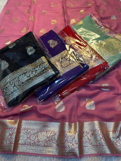ARIA— Viscose Georgette Saree