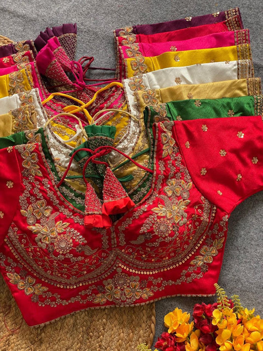 BINDRA — Bridal Quality Readymade Saree Blouse