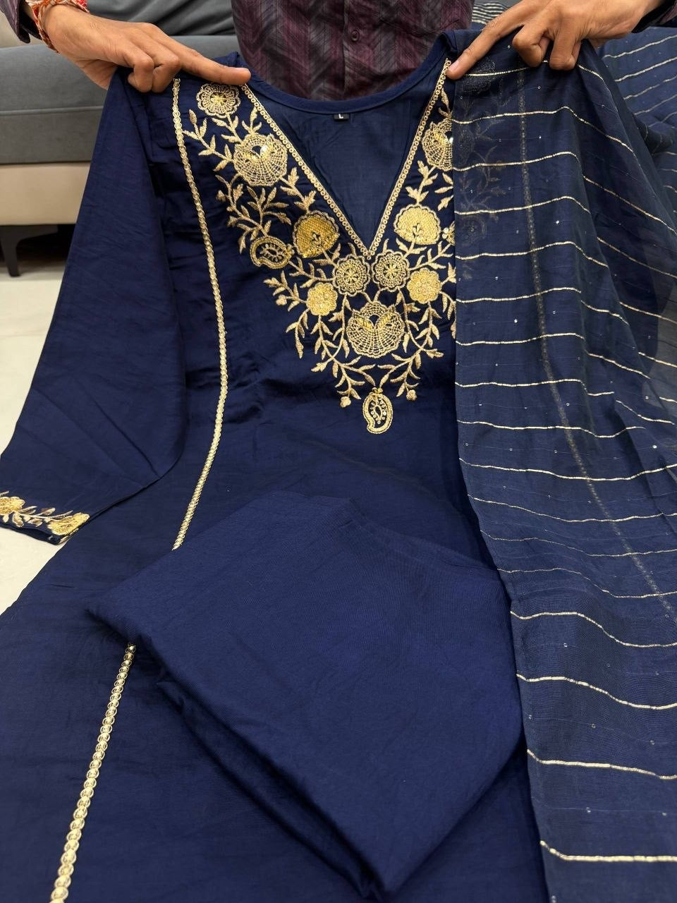 Elegant pink cotton Kurti from Laksharaa Sarees with intricate embroidery and a comfortable fit.