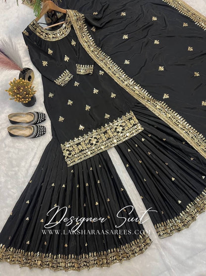SHRADHA — Premium Crepe Silk Sharara