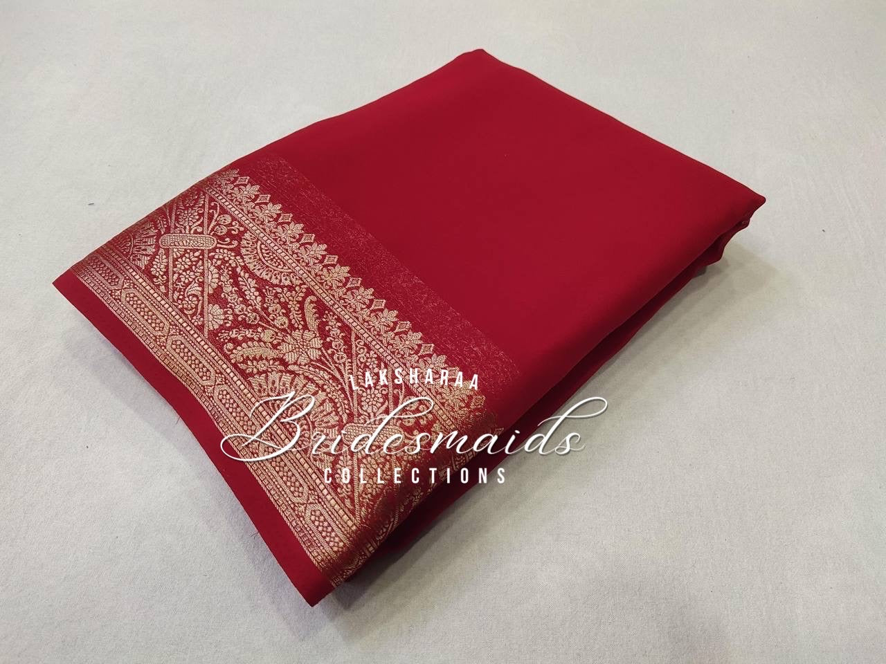 Bridesmaid Saree - Soft Viscose Saree