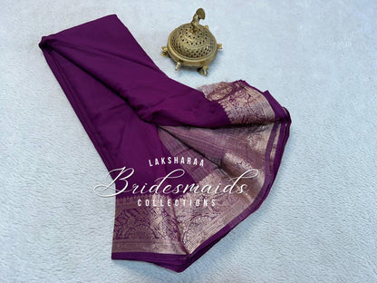 Bridesmaid Saree - Soft Viscose Saree
