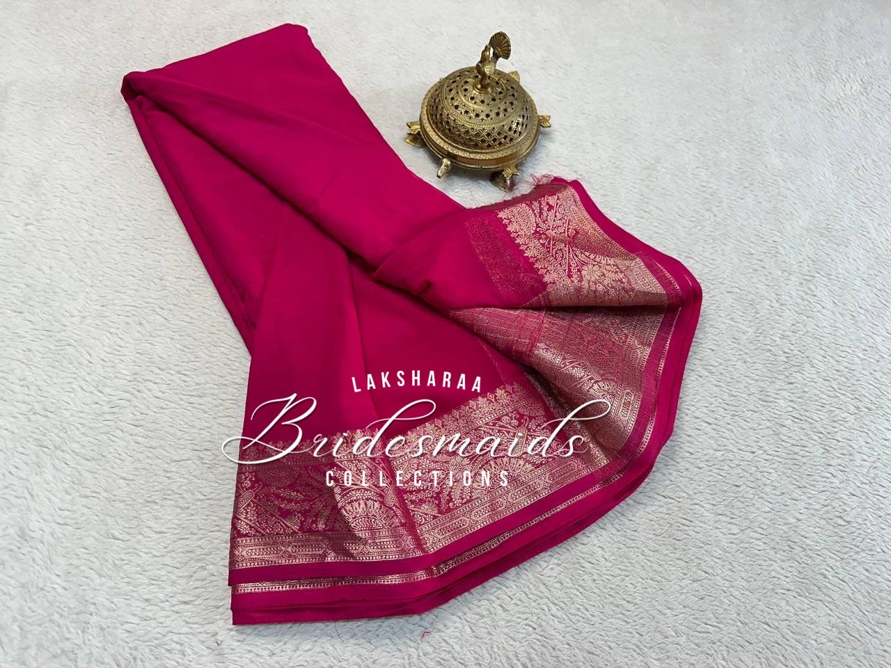 Bridesmaid Saree - Soft Viscose Saree