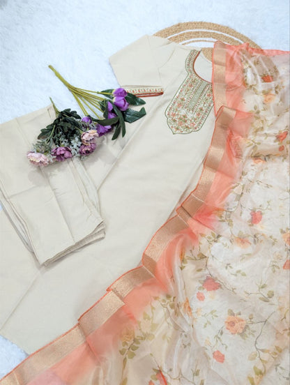 Peach Comfy Kurti Set